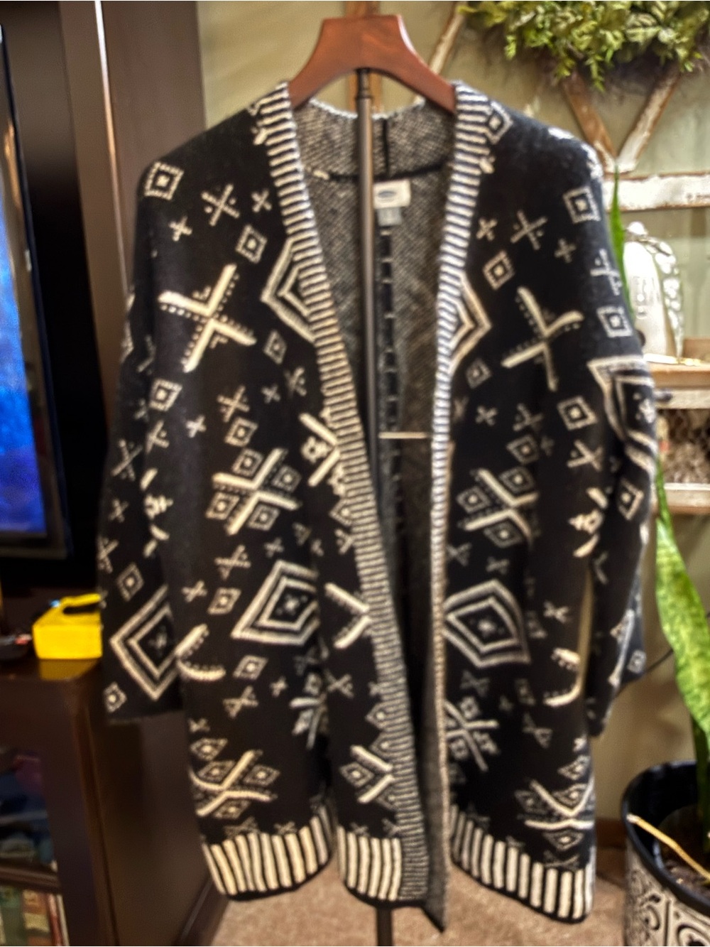 Open front cardigan